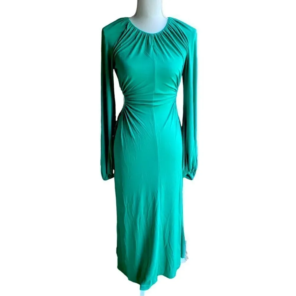 Rebecca Valance Edie Cut Out Midi Dress Size 2 - Picture 4 of 10